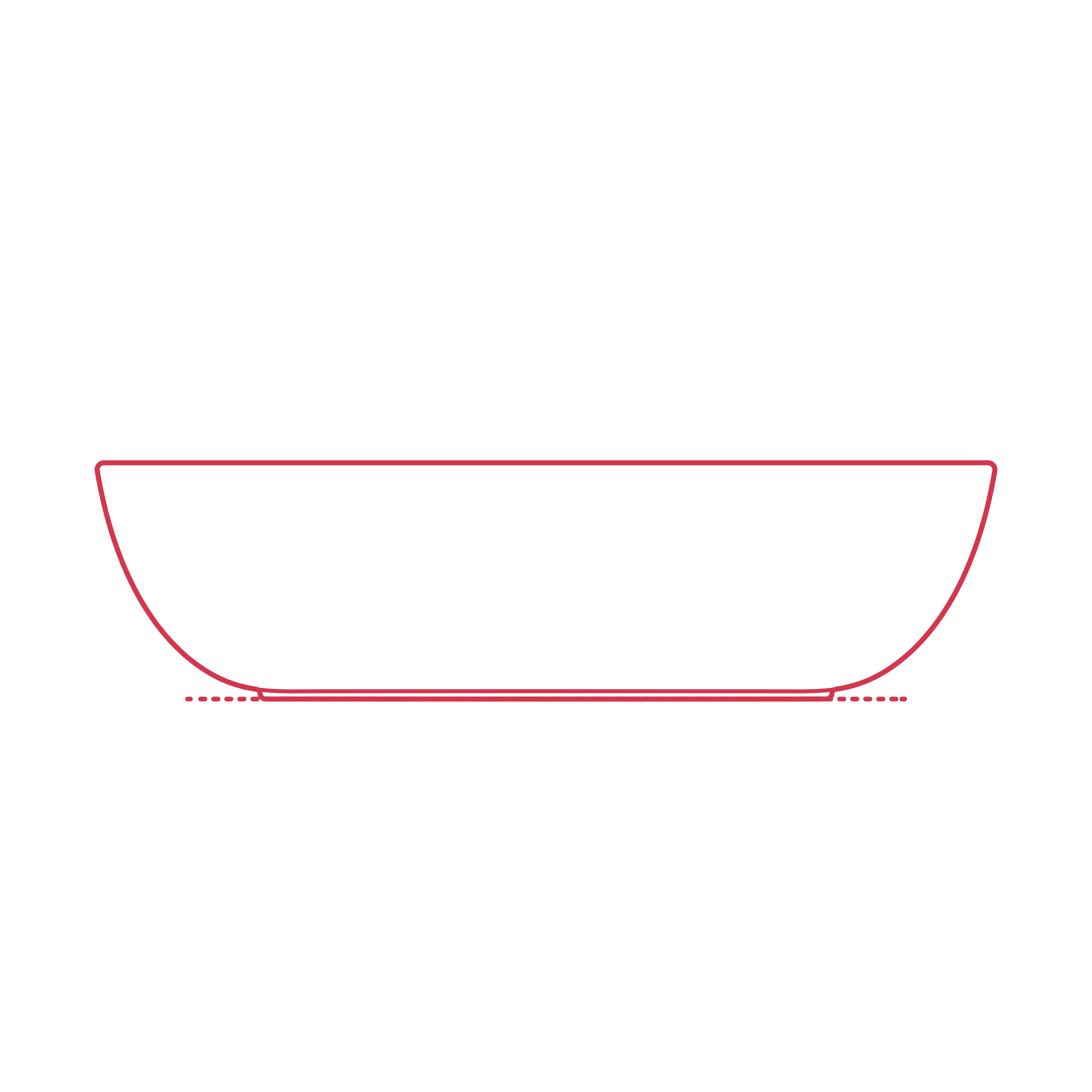 Objects Serving Bowls Felt Fat Sharing Bowl Contour Svg Vector Free Vectors
